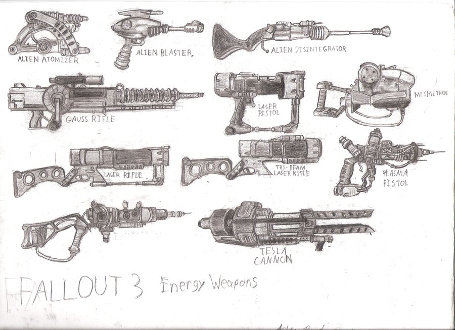 fallout 3 all guns